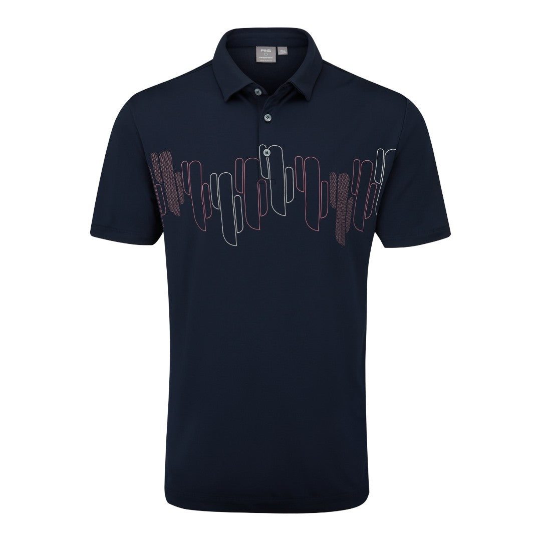Ping Arizona Cactus Print Golf Polo Shirt P03666