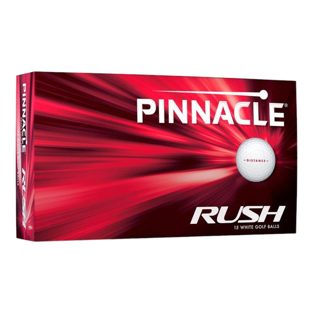 Pinnacle 2026 Rush 15 Pack Golf Balls | White