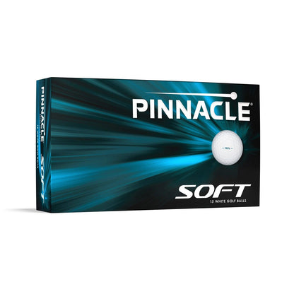 Pinnacle 2024 Soft 15 Pack Golf Balls | White