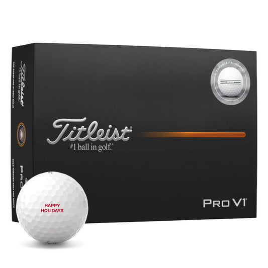 Titleist 2025 Pro V1 Enhanced Alignment Golf Balls | Free Personalisation