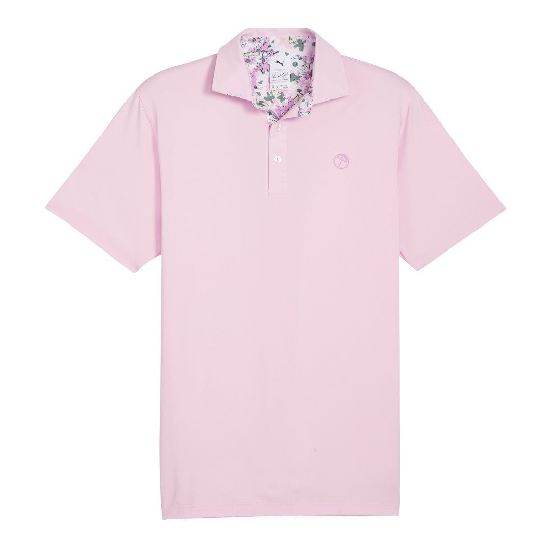 Puma Arnold Palmer Floral Trim Golf Polo Shirt 625937