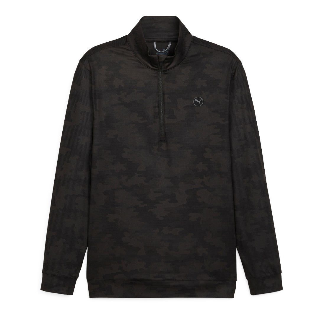 Puma Cloudspun Camo 1/4 Zip Golf Mid Layer 625912