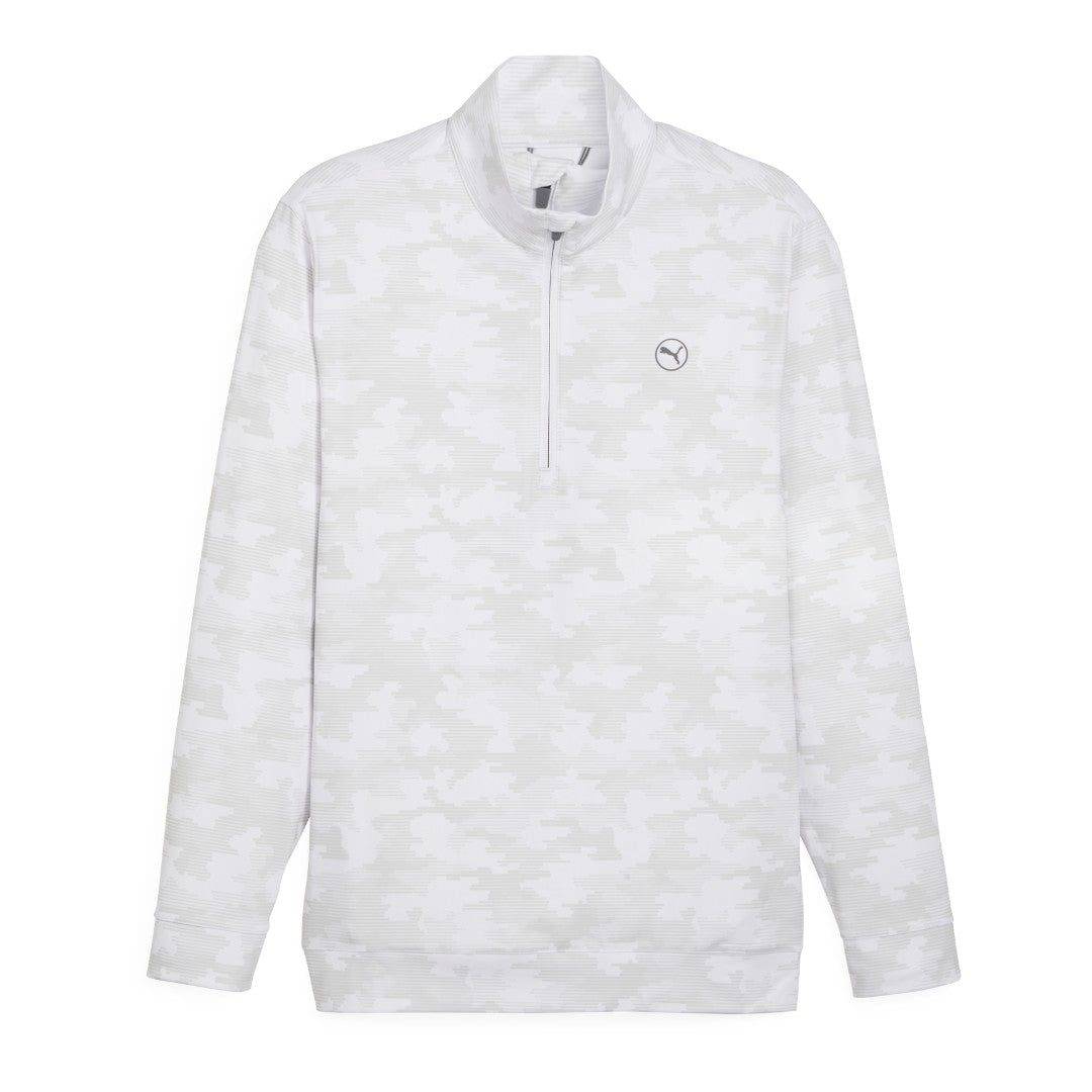 Puma Cloudspun Camo 1/4 Zip Golf Mid Layer 625912