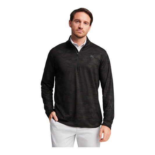 Puma Cloudspun Camo 1/4 Zip Golf Mid Layer 625912