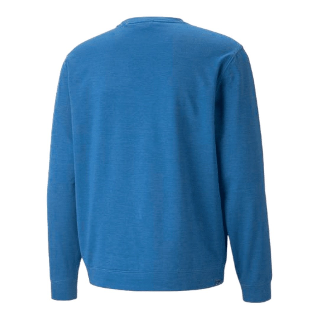 Puma Cloudspun Heather Crew Neck Golf Sweater 537467