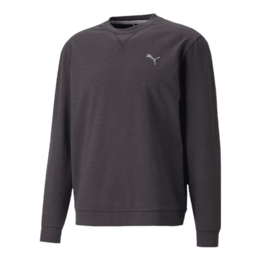 Puma Cloudspun Heather Crew Neck Golf Sweater 537467