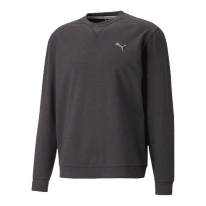 Puma Cloudspun Heather Crew Neck Golf Sweater 537467