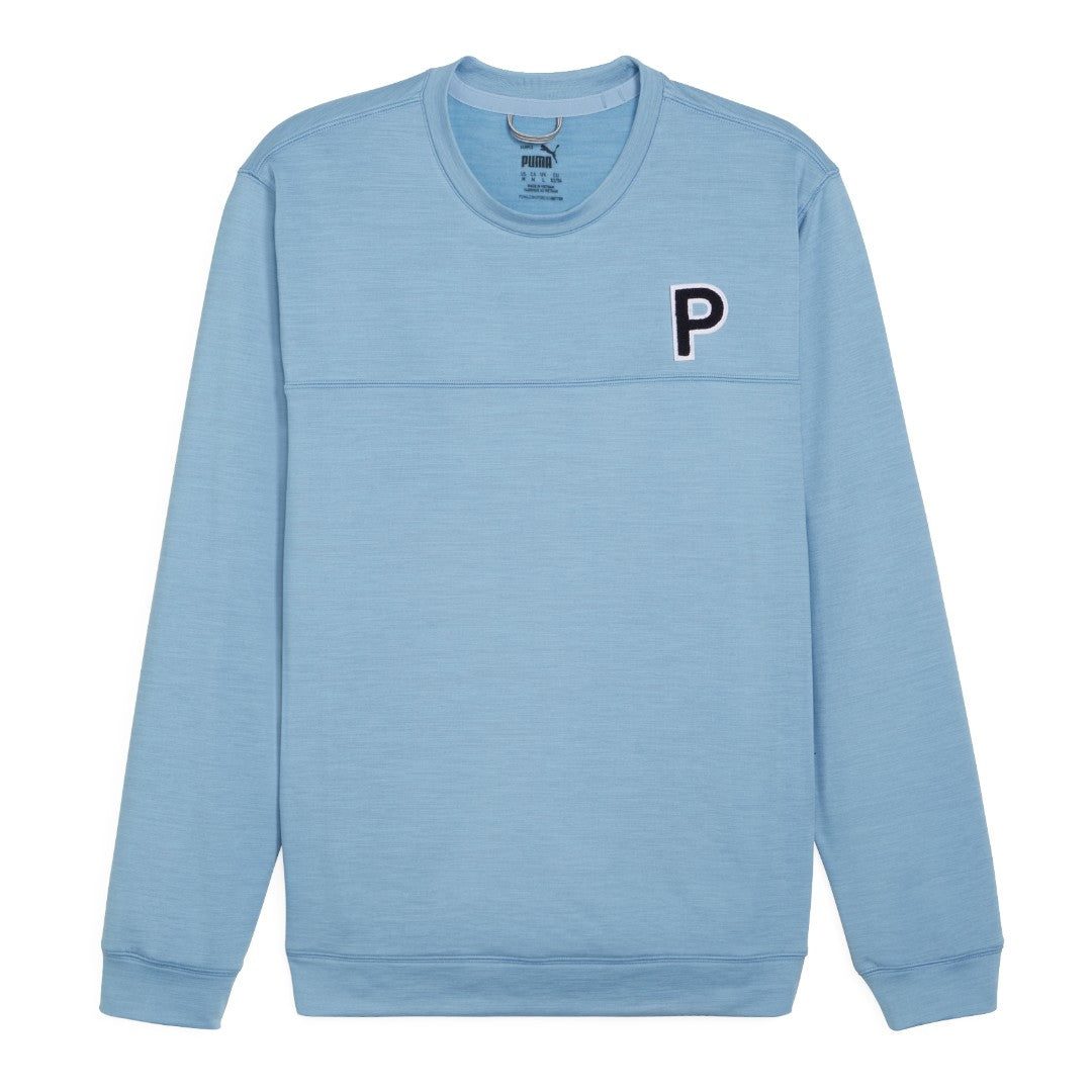 Puma Cloudspun Patch Crew Neck Golf Mid Layer 625111
