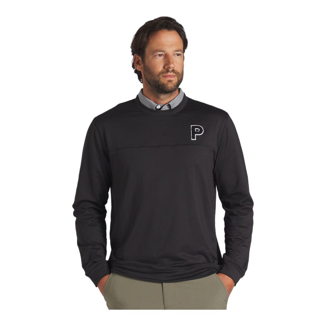 Puma Cloudspun Patch Crew Neck Golf Mid Layer 625111
