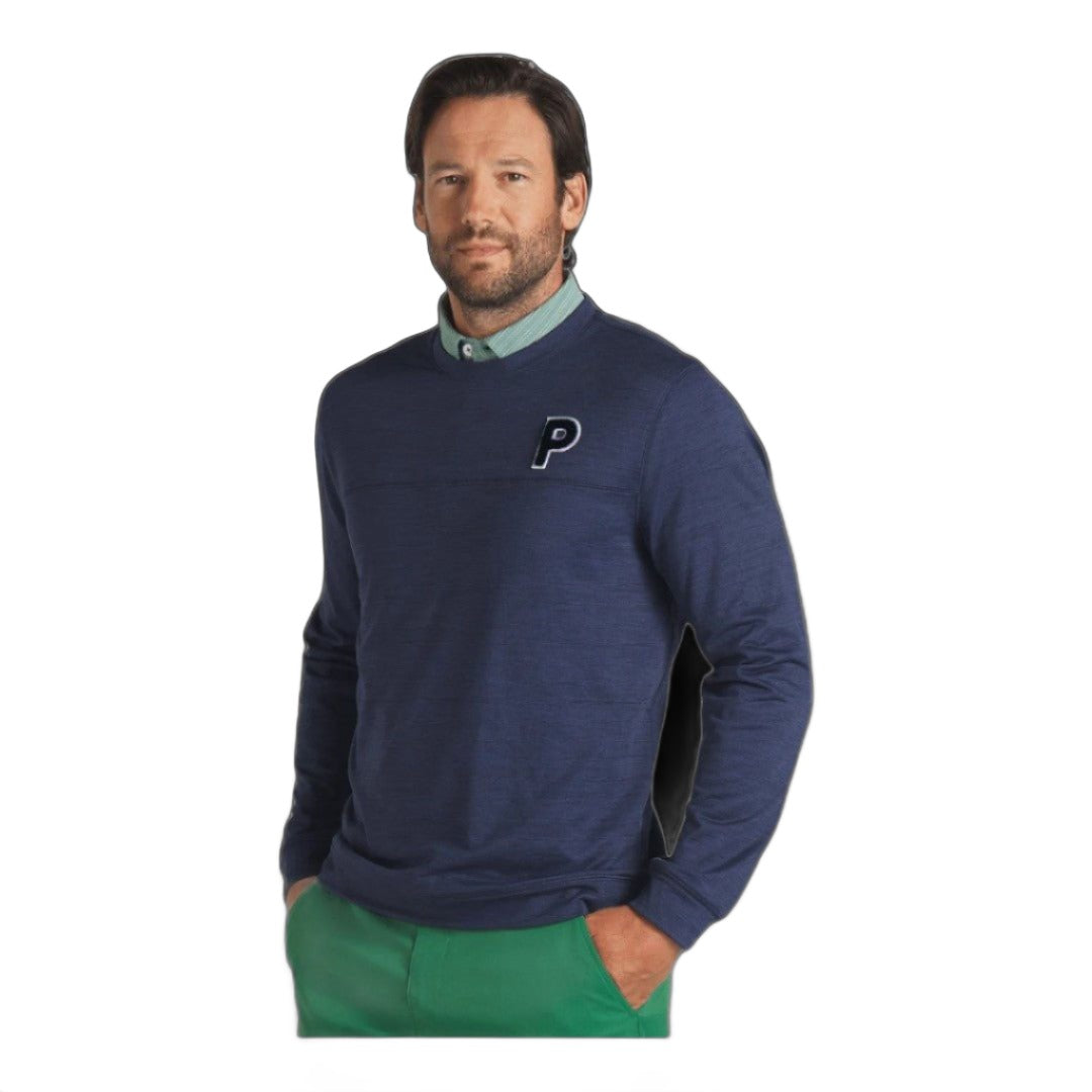 Puma Cloudspun Patch Crew Neck Golf Mid Layer 625111