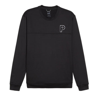 Puma Cloudspun Patch Crew Neck Golf Mid Layer 625111