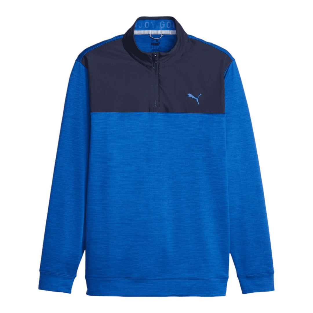 Puma Colorblock 1/4 Zip Golf Midlayer 537463