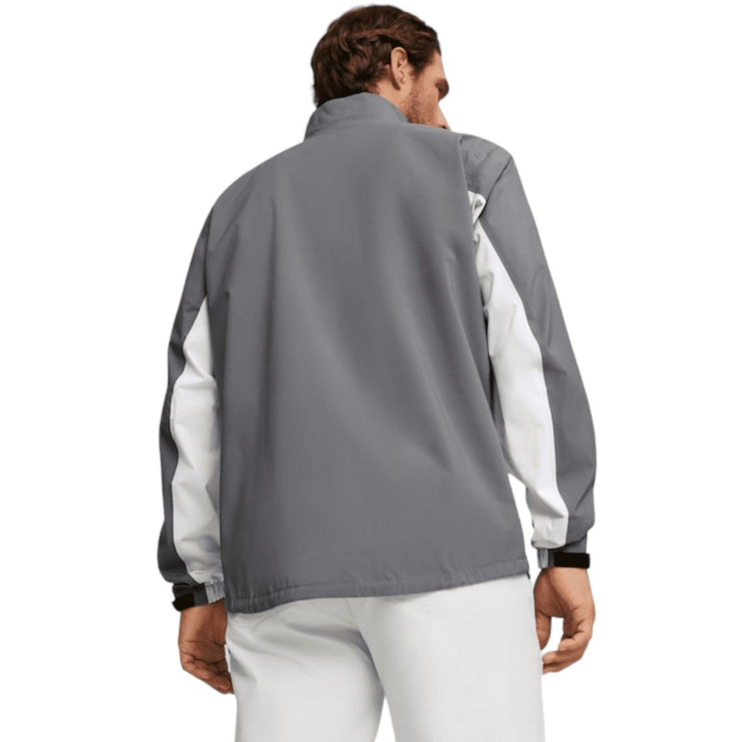 Puma DRYLBL Waterproof Golf Jacket 621511 | Grey – Clarkes Golf