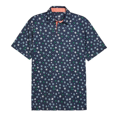 Puma Floral Golf Polo Shirt 628067