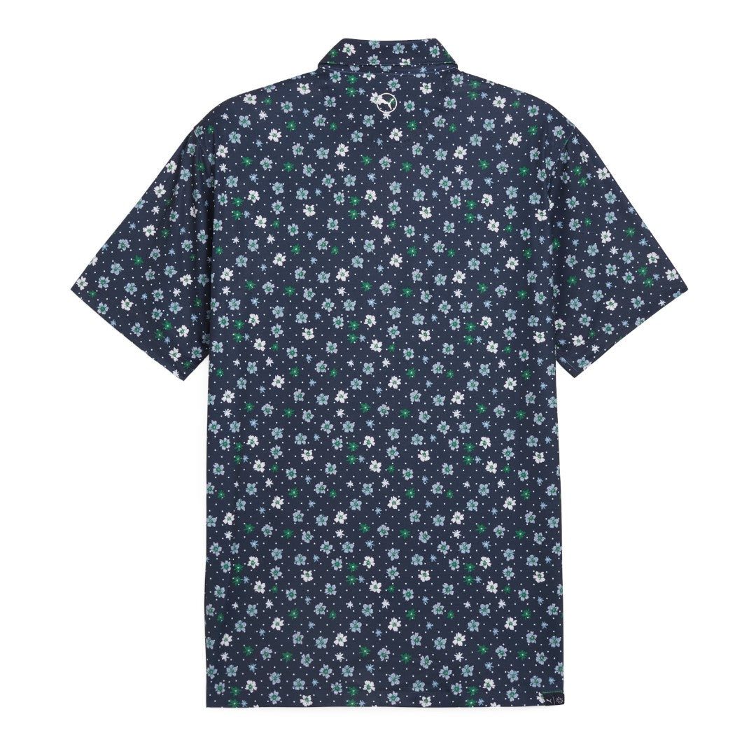Puma Floral Golf Polo Shirt 628067