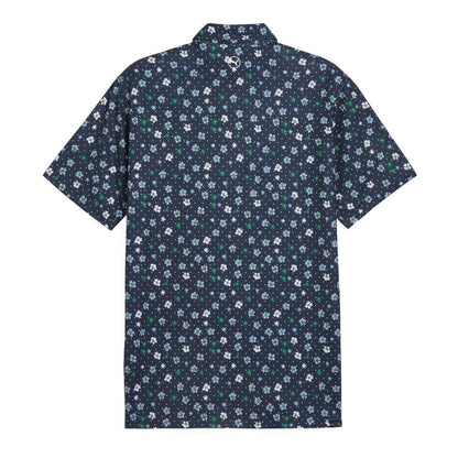 Puma Floral Golf Polo Shirt 628067