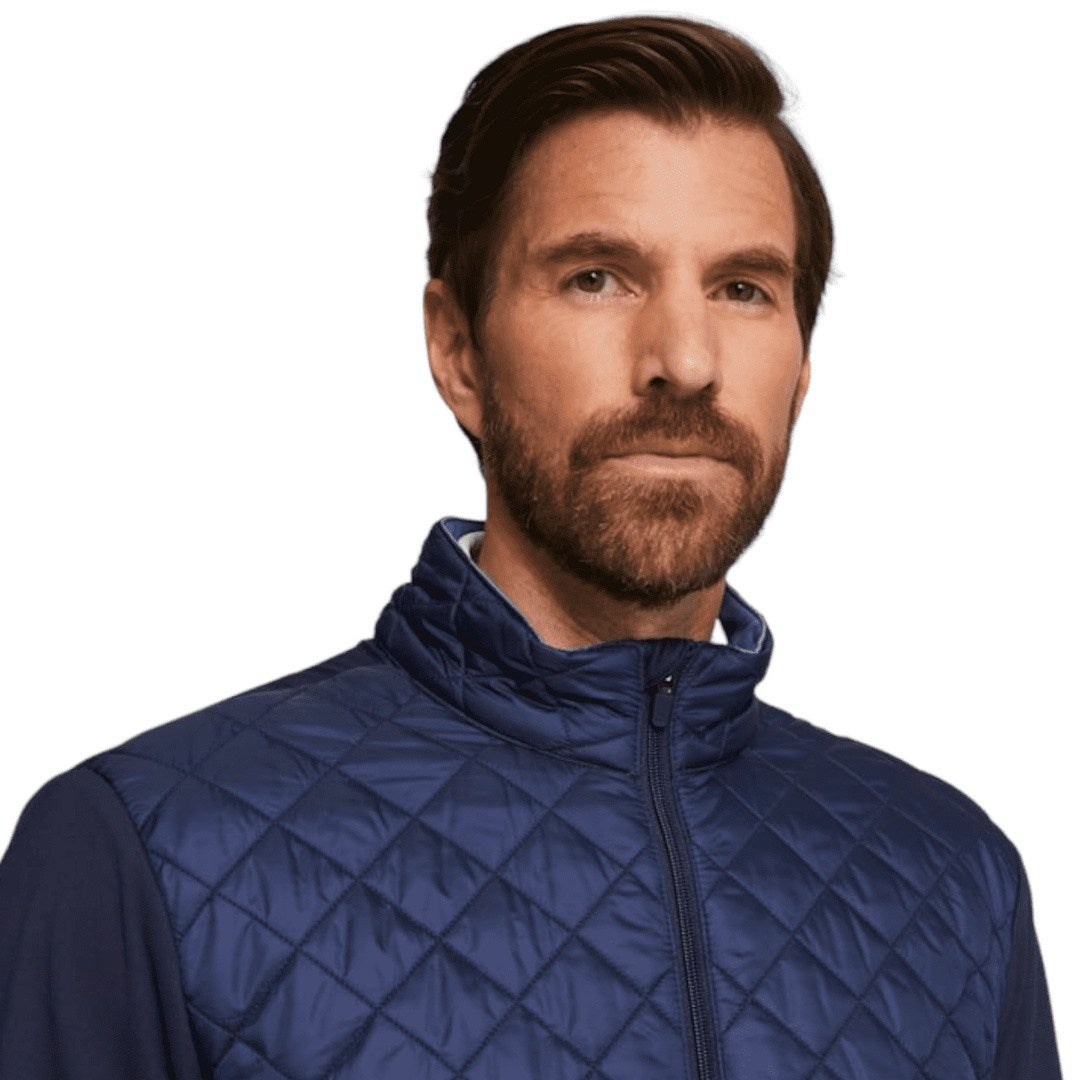 Puma Frost Quilted Golf Jacket 621522 | Navy – Clarkes Golf