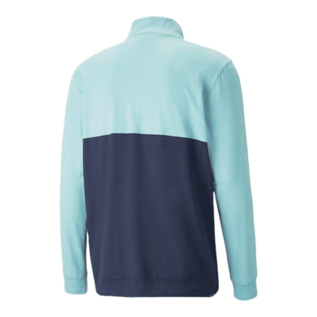 Puma Gamer Colour Block 1/4 Zip Golf Top 532985