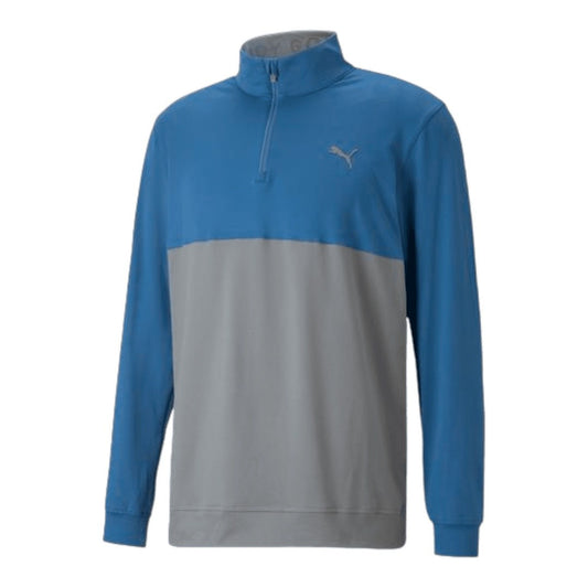 Puma Gamer Colour Block 1/4-Zip Golf Top 532985