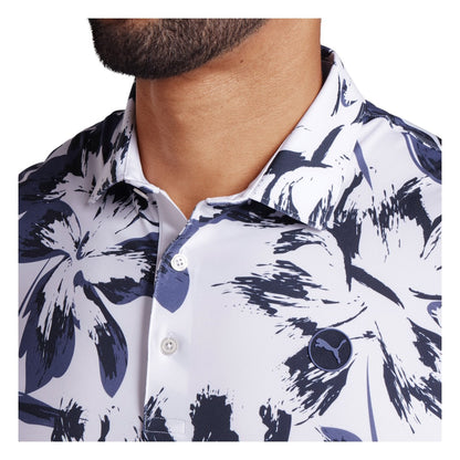 Puma MATTR Broken Flower Golf Polo Shirt 630572