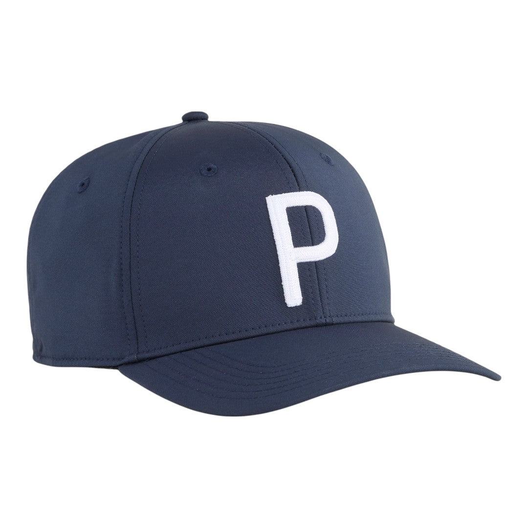 P Snapback Puma Heritage Tech P Snapback Golf Cap 026328 Navy – Clarkes Golf