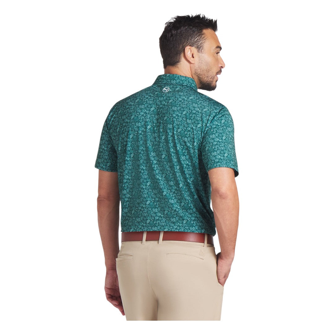Puma MATTR Peach Stand Golf Polo Shirt 630579