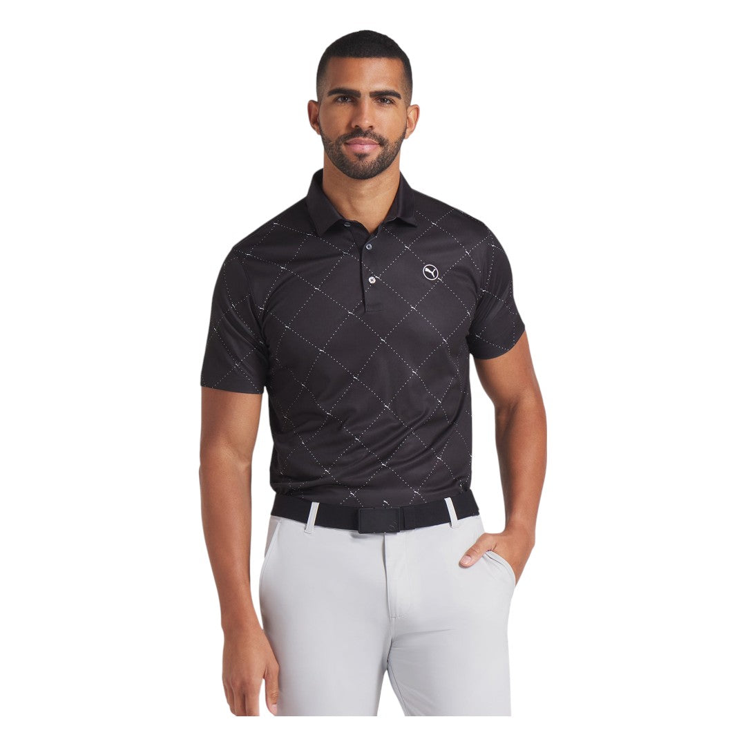 Puma Pure 2.0 Argyle Golf Polo Shirt 629322