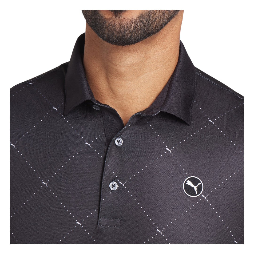 Puma Pure 2.0 Argyle Golf Polo Shirt 629322