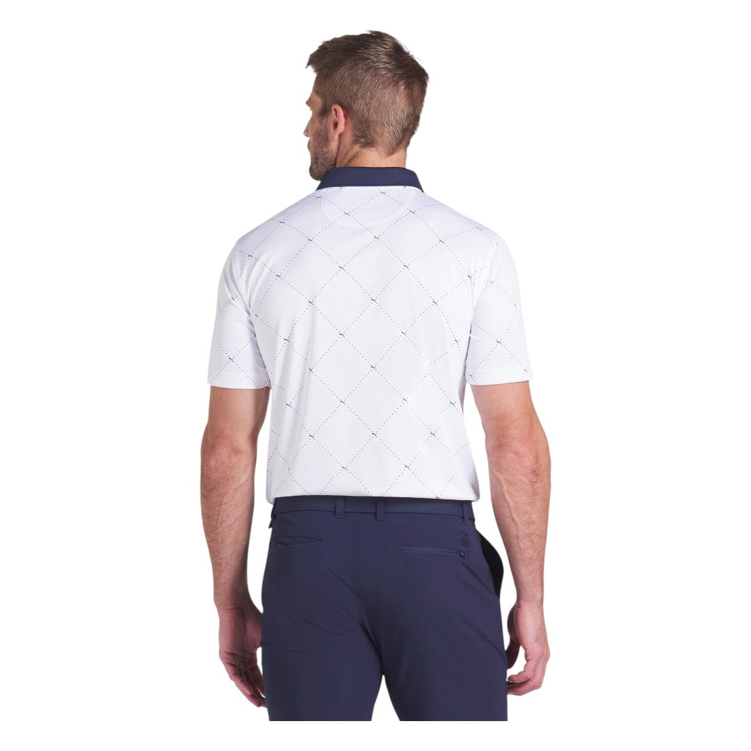 Puma Pure 2.0 Argyle Golf Polo Shirt 629322