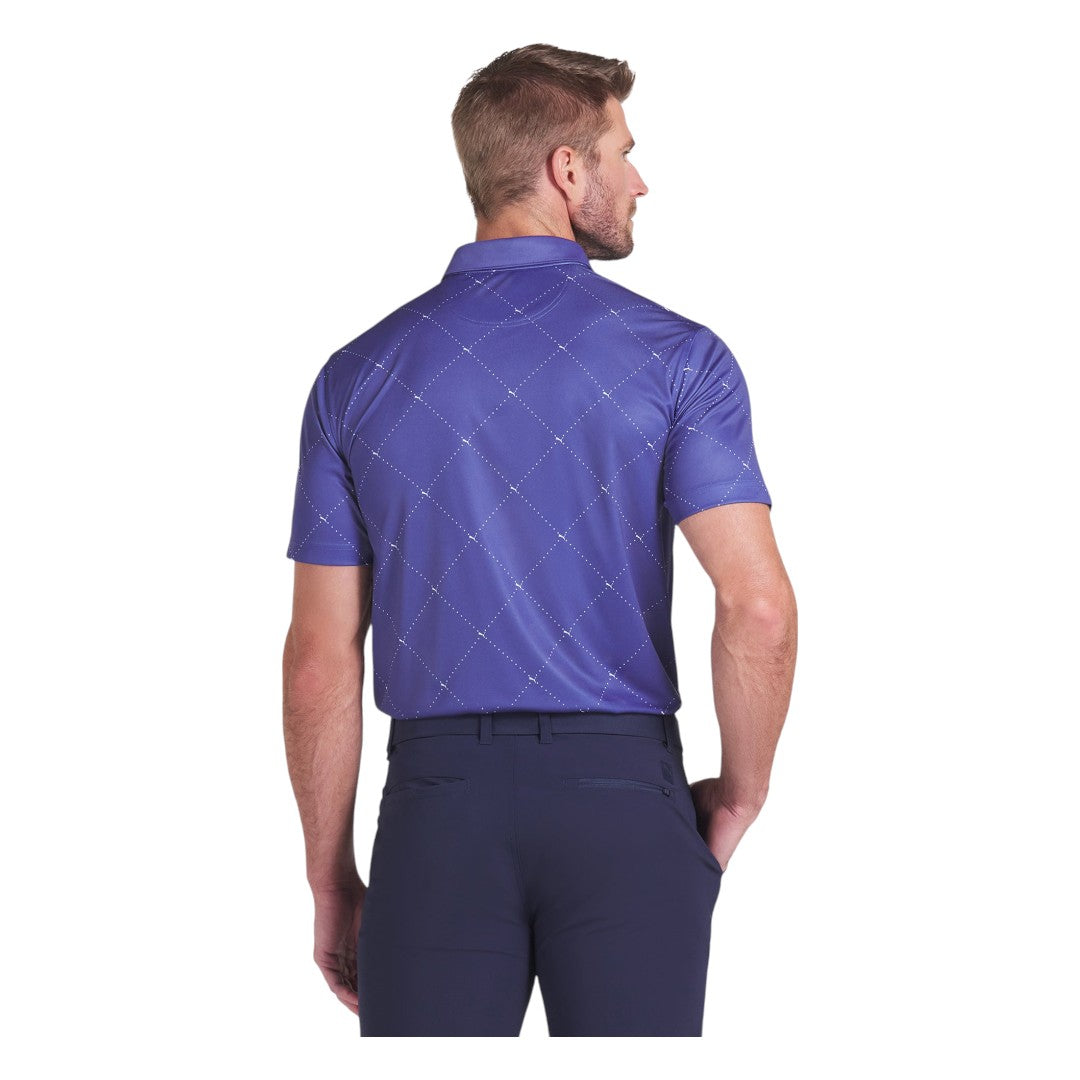 Puma Pure 2.0 Argyle Golf Polo Shirt 629322