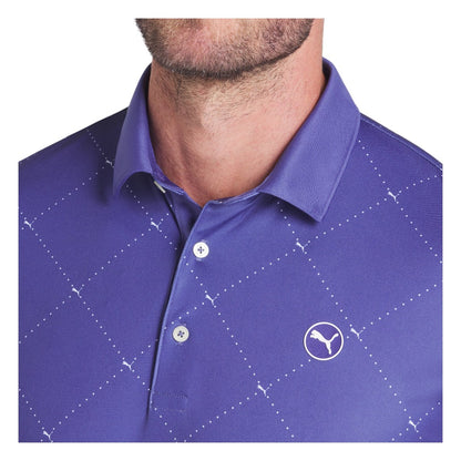 Puma Pure 2.0 Argyle Golf Polo Shirt 629322