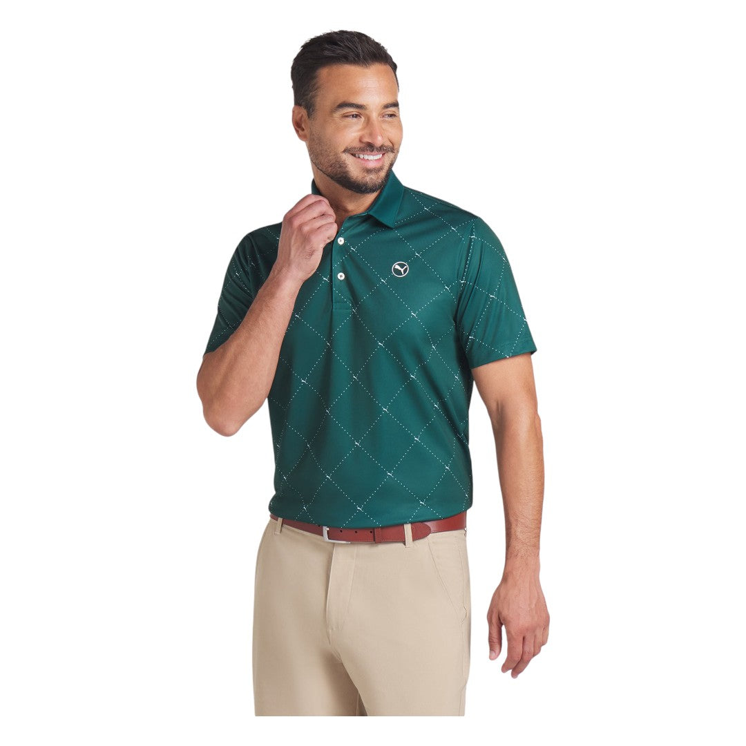 Puma Pure 2.0 Argyle Golf Polo Shirt 629322