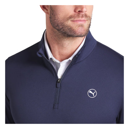 Puma Pure 2.0 Texture 1/4 Zip Golf Mid Layer 629318