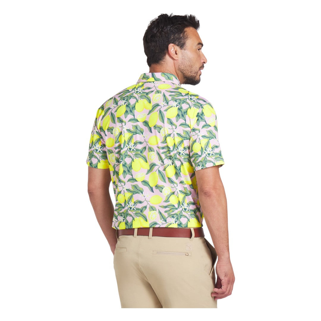Puma X AP Lemon Branch Golf Polo Shirt 630299