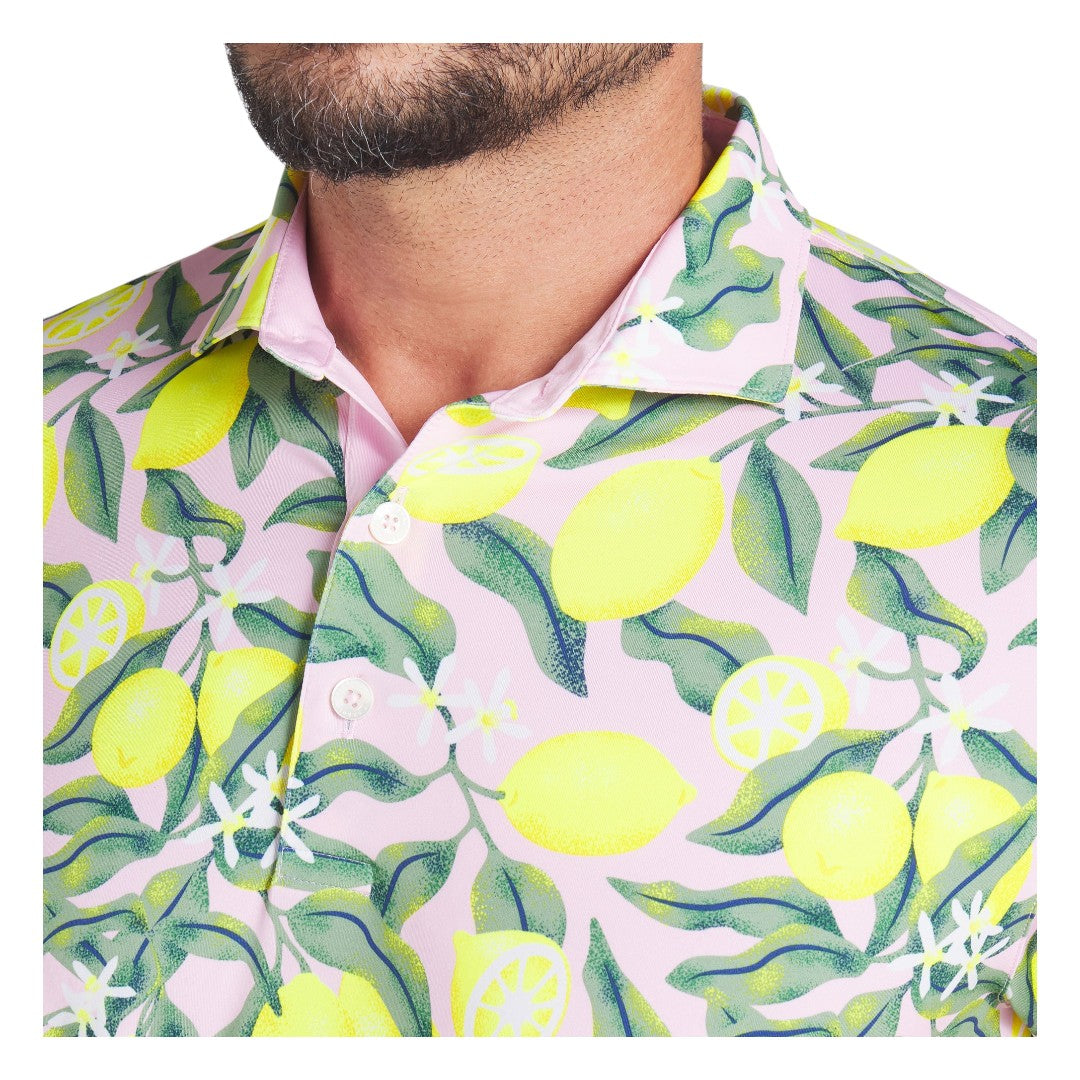 Puma X AP Lemon Branch Golf Polo Shirt 630299