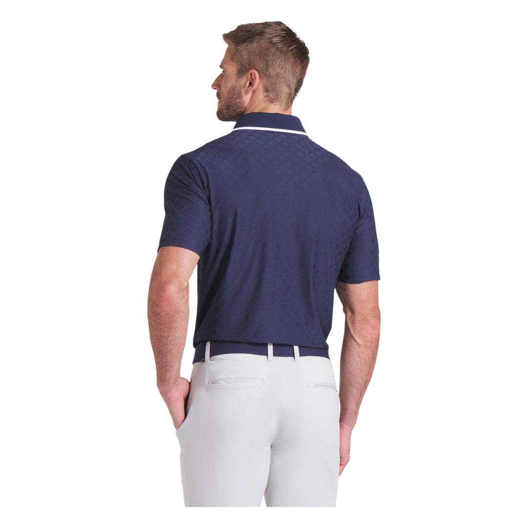 Puma x Arnold Palmer Tipped Jacquard Golf Polo Shirt 630179