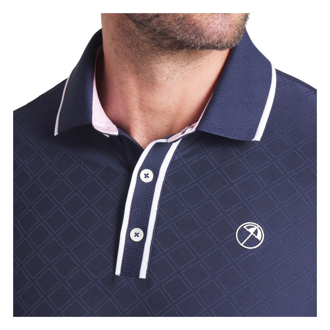 Puma x Arnold Palmer Tipped Jacquard Golf Polo Shirt 630179