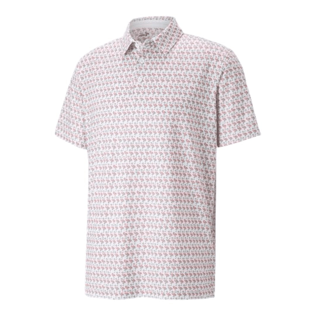 Puma MATTR Flamingo Golf Shirt 537458