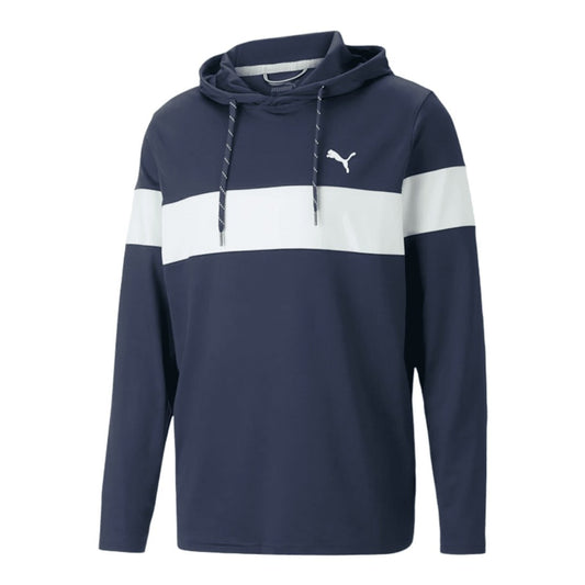 Puma Mattr Colourblock Golf Hoodie 620252 Navy