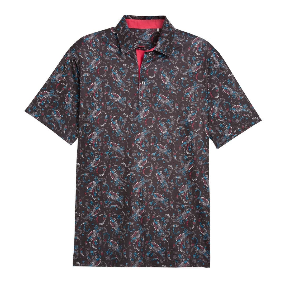 Puma Paisley Golf Polo Shirt 628064