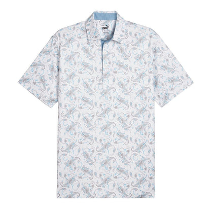 Puma Paisley Golf Polo Shirt 628064