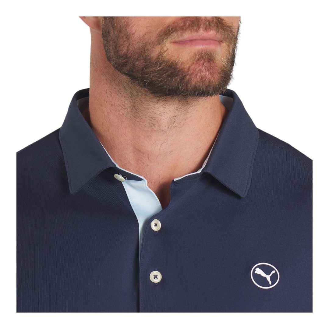 Puma Pure Colourblock Golf Polo Shirt 624979