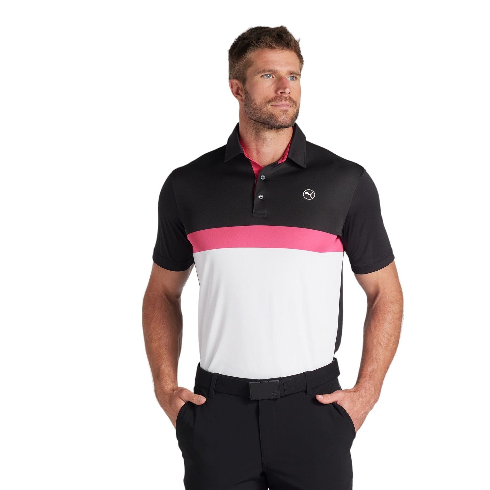 Puma Pure Colourblock Golf Polo Shirt 624979