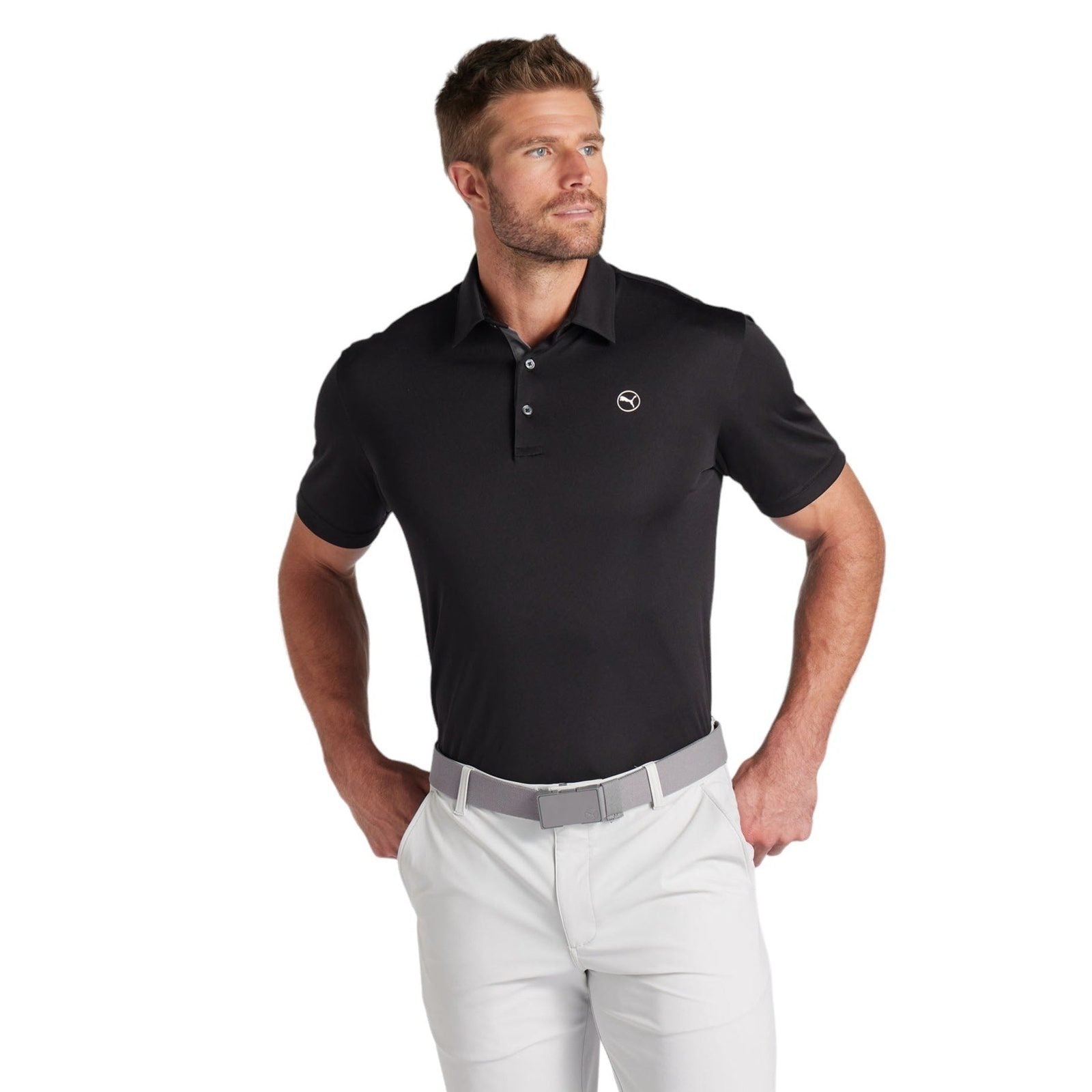 Puma Pure Solid Golf Polo Shirt 625107