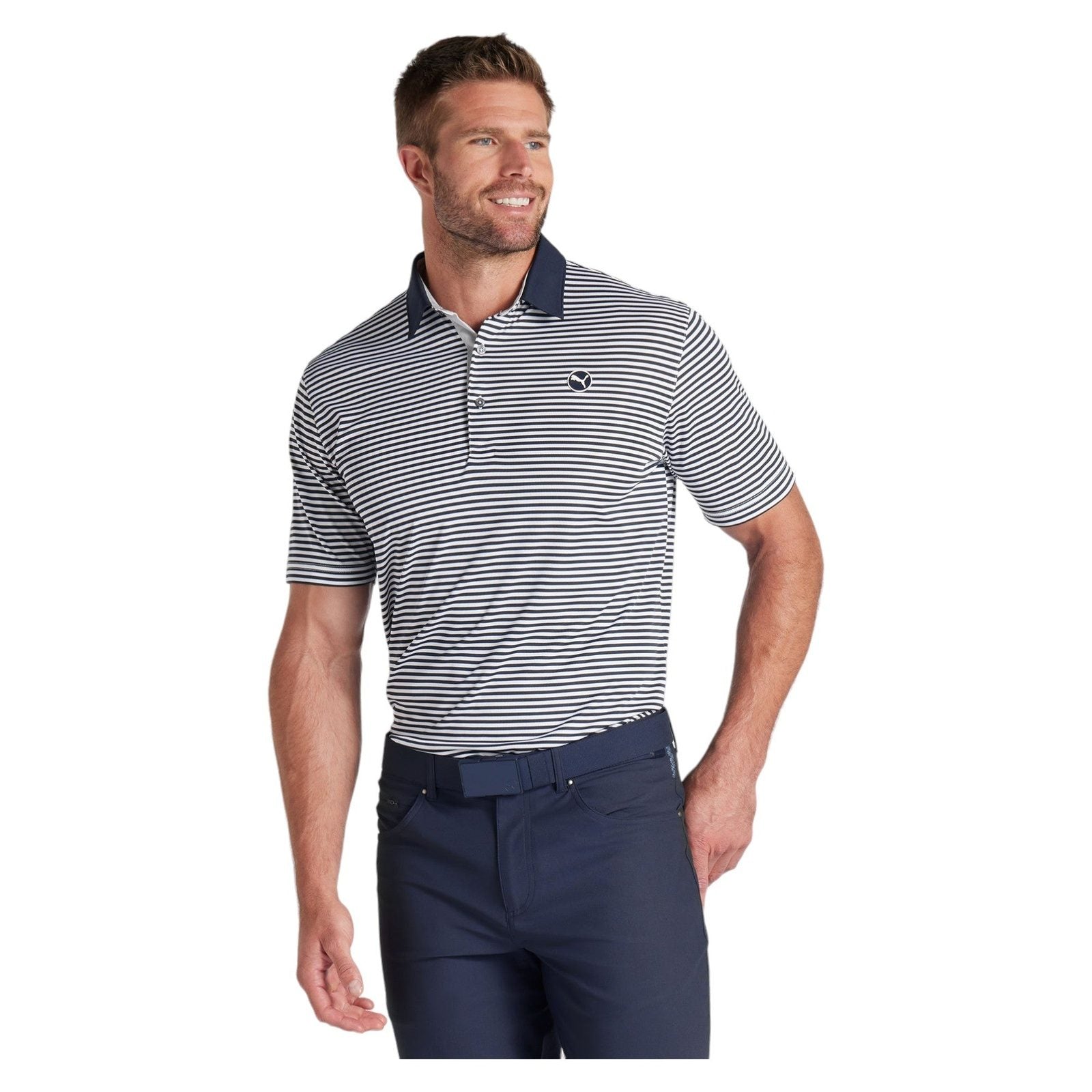 Puma Pure Stripe Golf Polo Shirt 624475