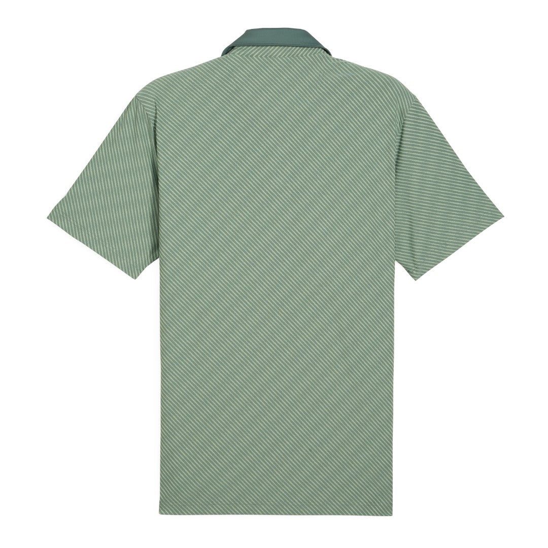 Puma X Arnold Palmer Jacquard Stripe Golf Polo Shirt 623953