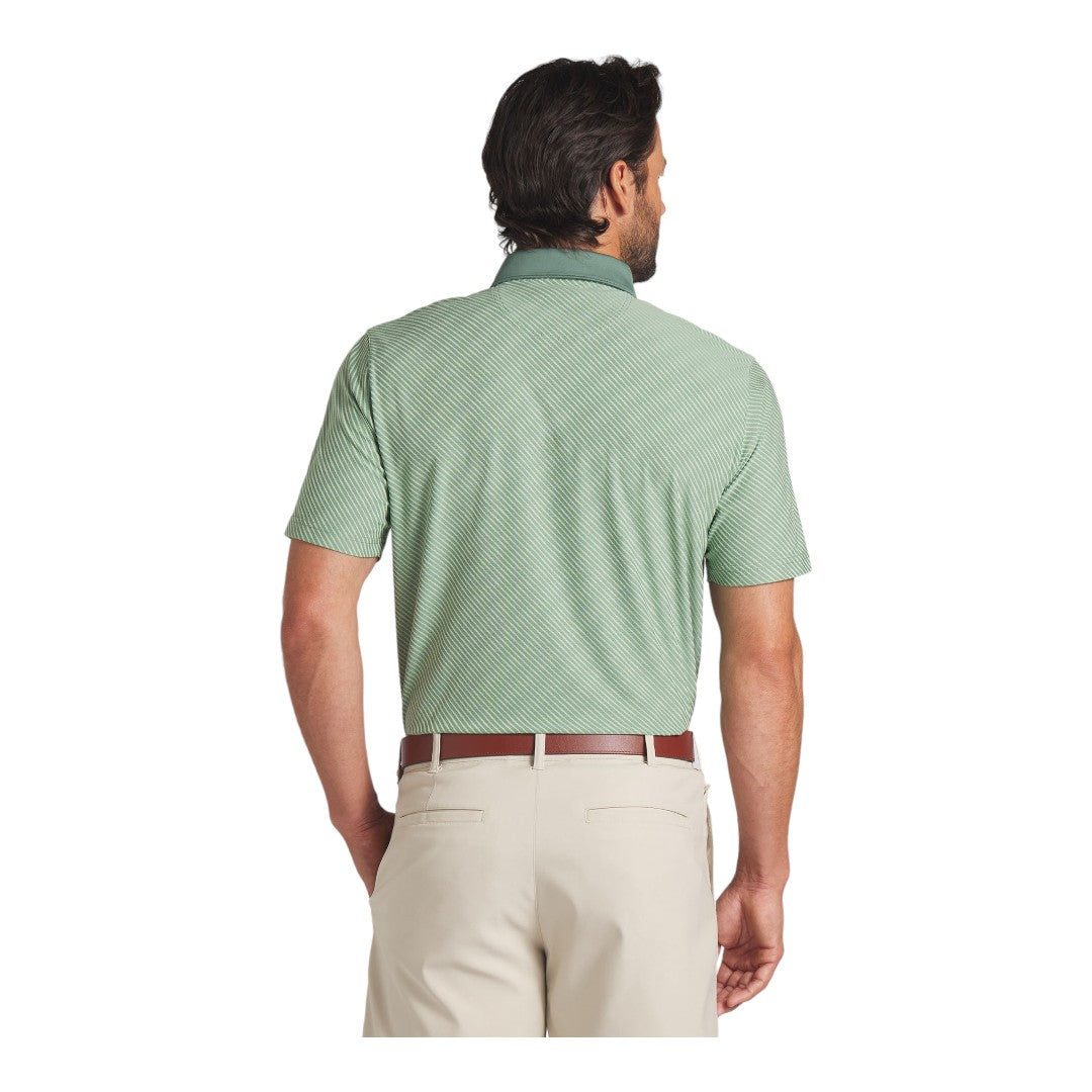 Puma X Arnold Palmer Jacquard Stripe Golf Polo Shirt 623953