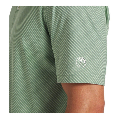 Puma X Arnold Palmer Jacquard Stripe Golf Polo Shirt 623953