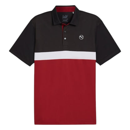 Puma Pure Colourblock Golf Polo Shirt 624979