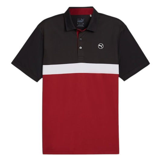 Puma Pure Colourblock Golf Polo Shirt 624979